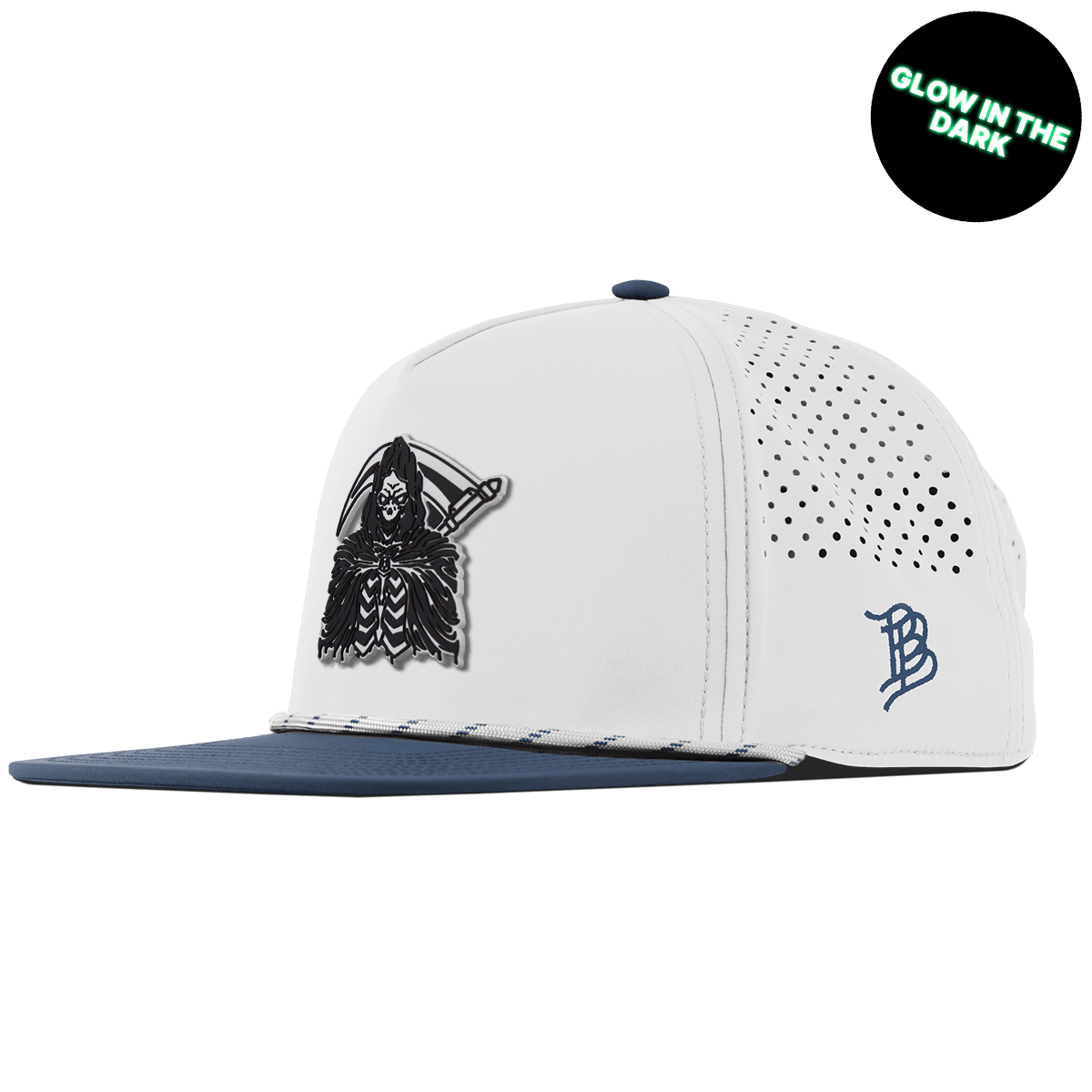 Grim Reaper Glow Flat 5 Panel Rope White/Orion