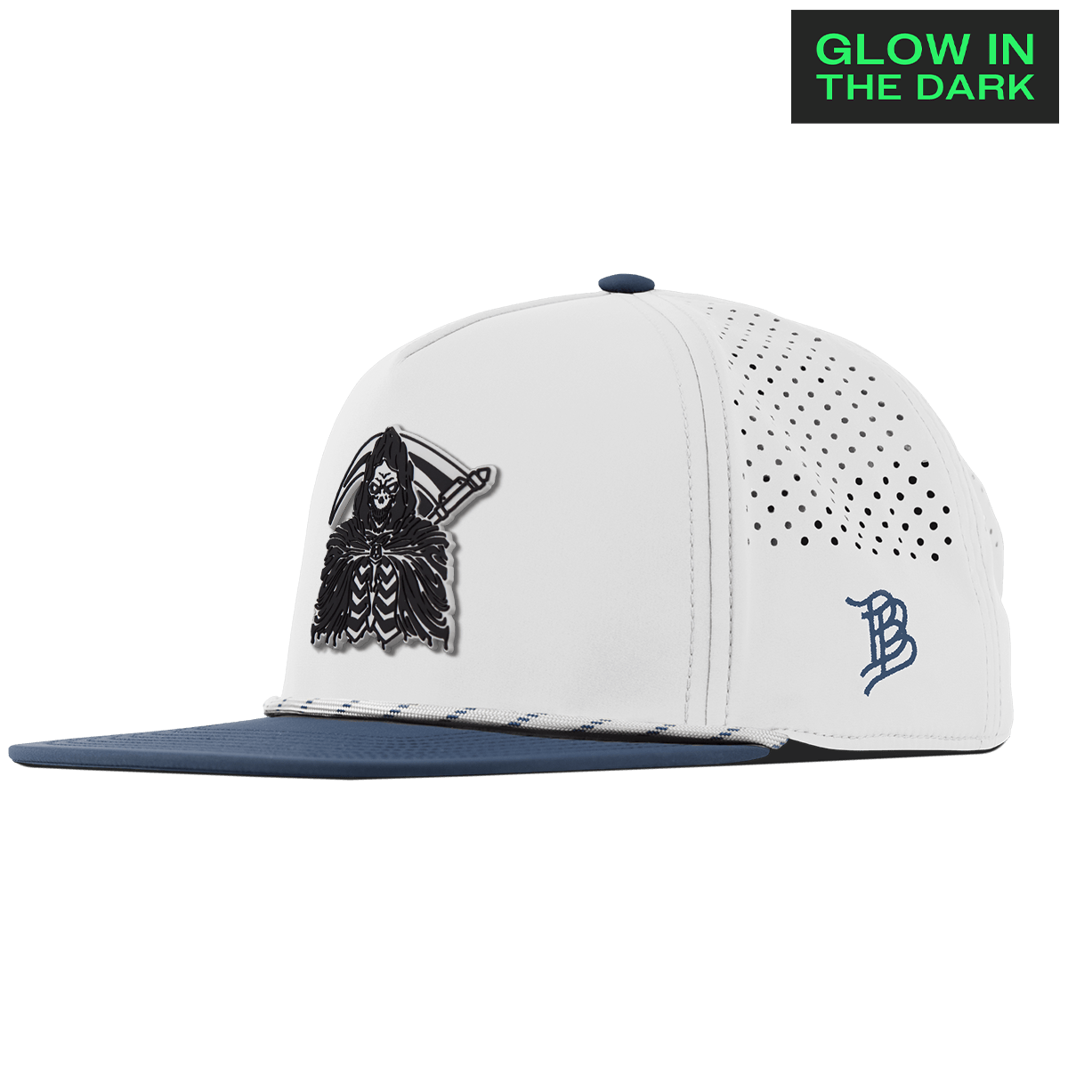 Grim Reaper Glow Flat 5 Panel Rope White/Orion