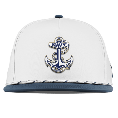 United States Naval Academy "Naval Academy Midshipman" Flat 5 Panel Rope White/Orion