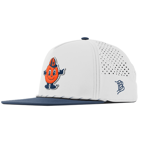 Syracuse University "Otto The Orange" Flat 5 Panel Rope White/Orion