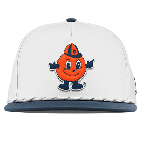 Syracuse University "Otto The Orange" Flat 5 Panel Rope White/Orion