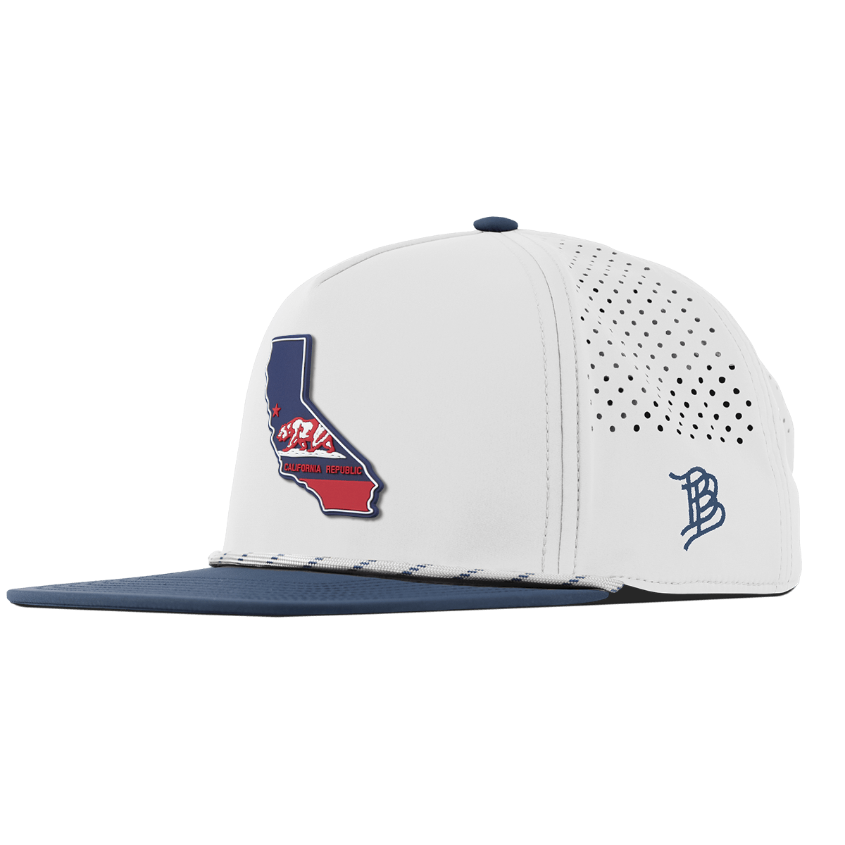 California Patriot Series Flat 5 Panel Rope White/Orion