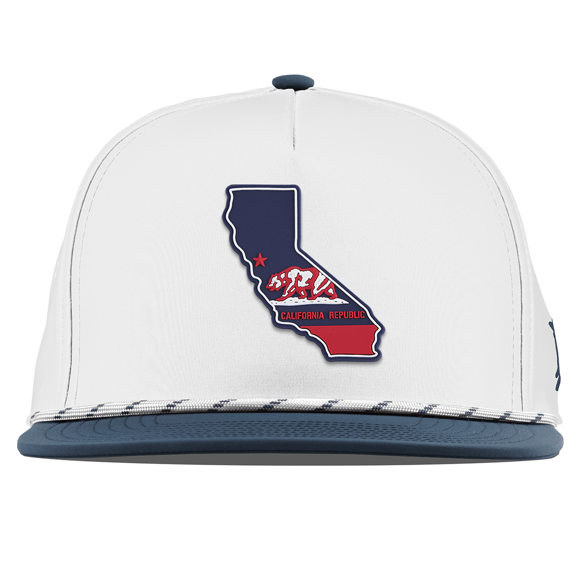 California Patriot Series Flat 5 Panel Rope White/Orion