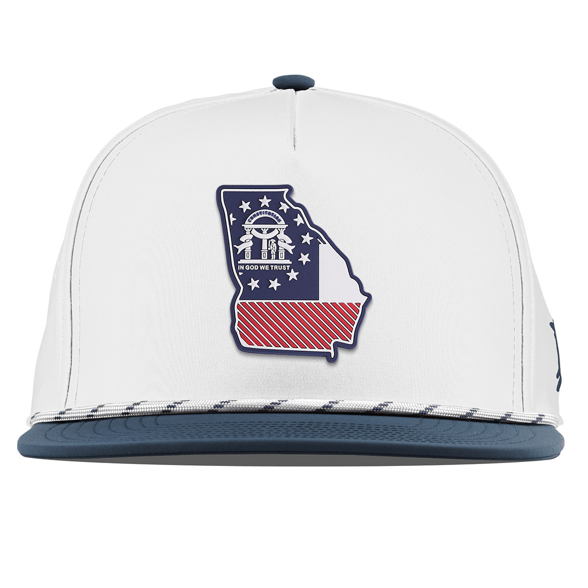 Georgia Patriot Series Flat 5 Panel Rope White/Orion