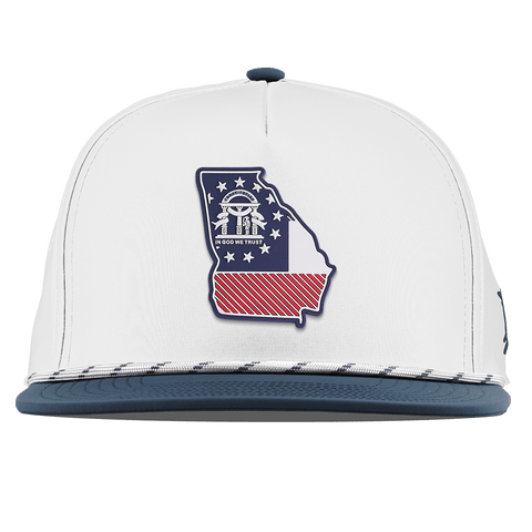 Georgia Patriot Series Flat 5 Panel Rope White/Orion