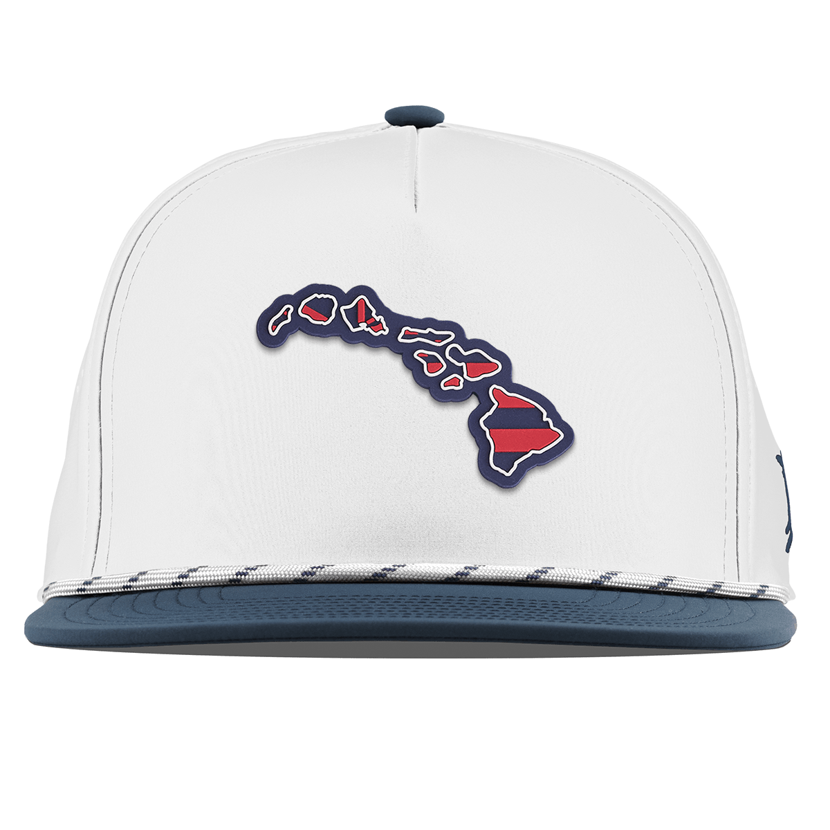 Hawaii Patriot Series Flat 5 Panel Rope White/Orion