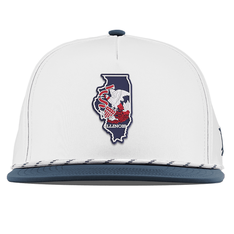 Illinois Patriot Series Flat 5 Panel Rope White/Orion