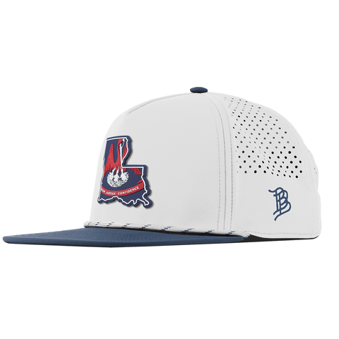 Louisiana Patriot Series Flat 5 Panel Rope White/Orion