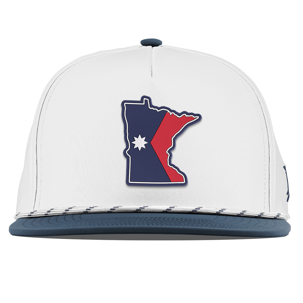 Minnesota Patriot Series Flat 5 Panel Rope White/Orion
