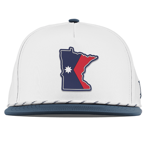 Minnesota Patriot Series Flat 5 Panel Rope White/Orion