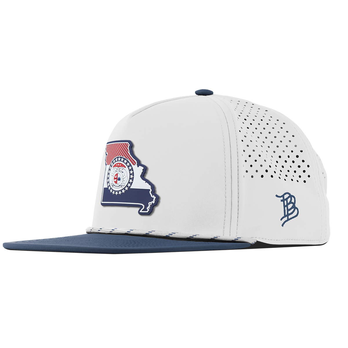 Missouri Patriot Series Flat 5 Panel Rope White/Orion