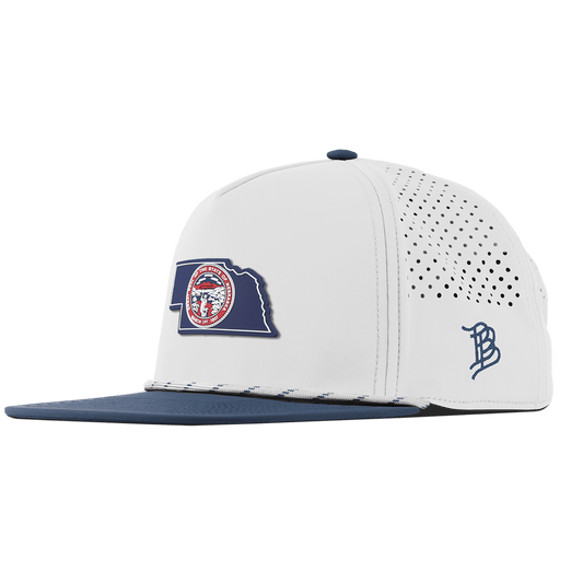 Nebraska Patriot Series Flat 5 Panel Rope White/Orion
