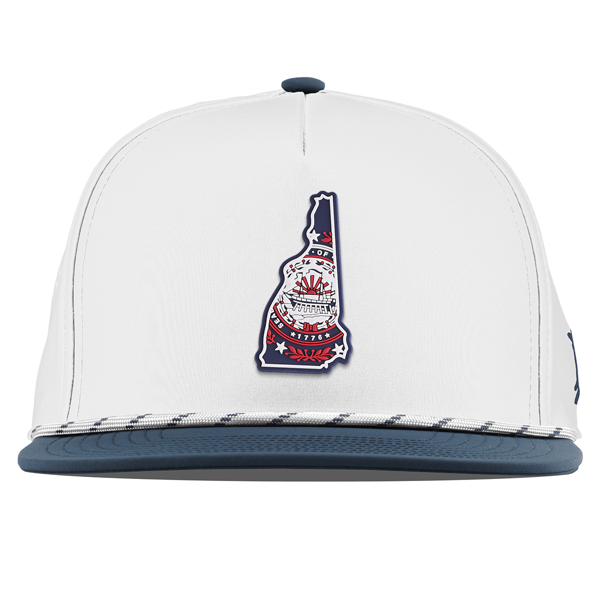New Hampshire Patriot Series Flat 5 Panel Rope White/Orion
