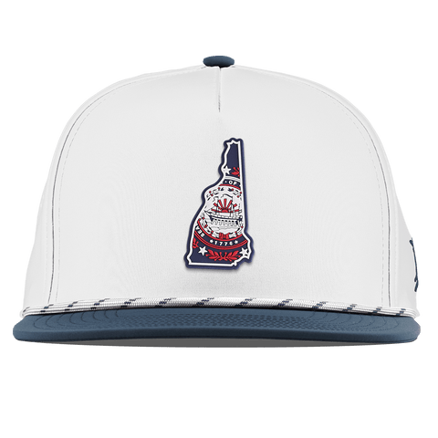 New Hampshire Patriot Series Flat 5 Panel Rope White/Orion