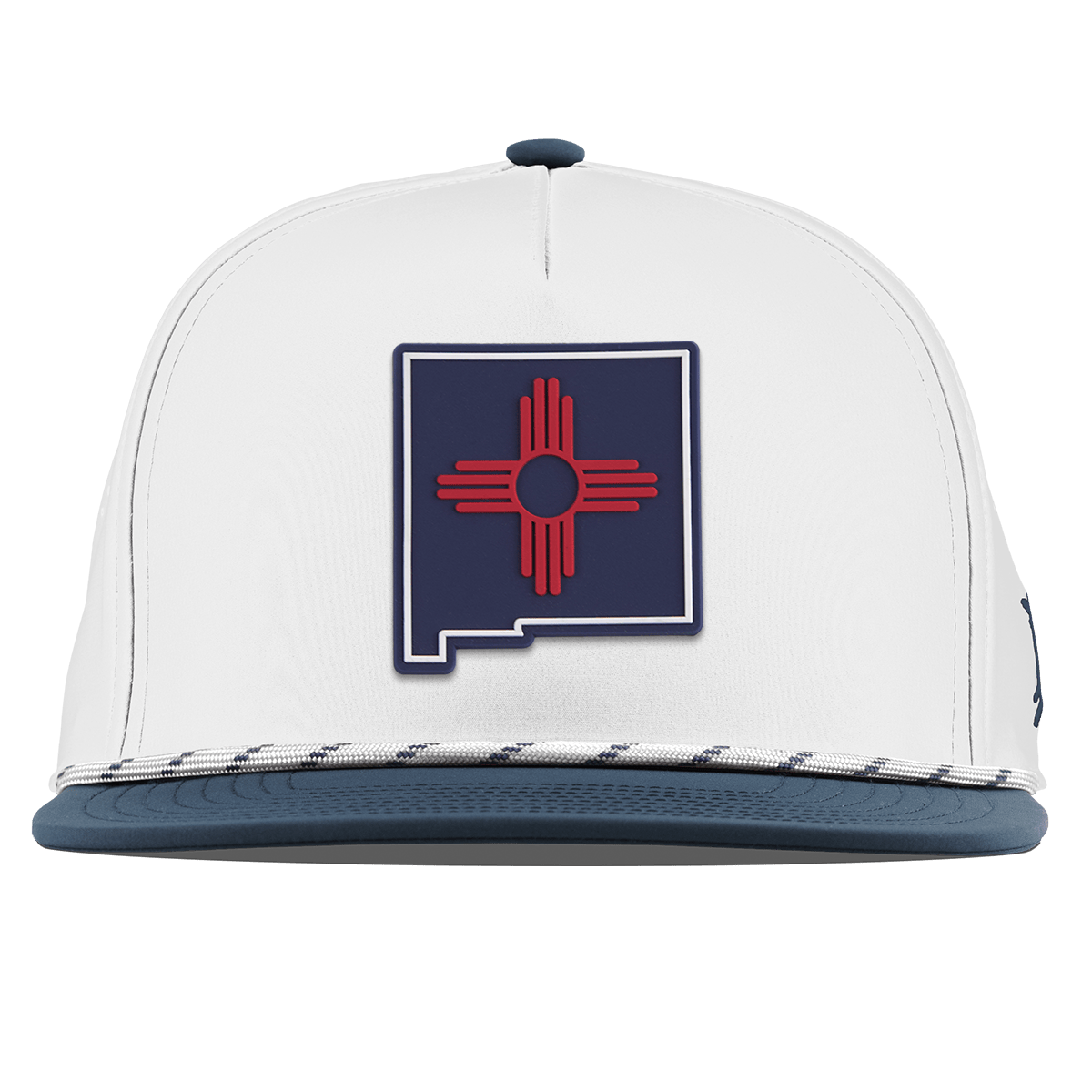 New Mexico Patriot Series Flat 5 Panel Rope White/Orion