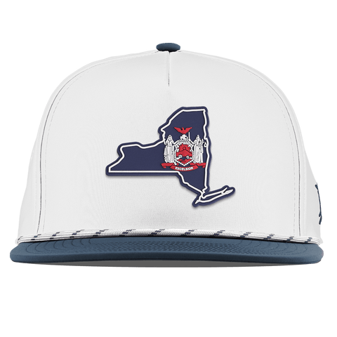 New York Patriot Series Flat 5 Panel Rope White/Orion