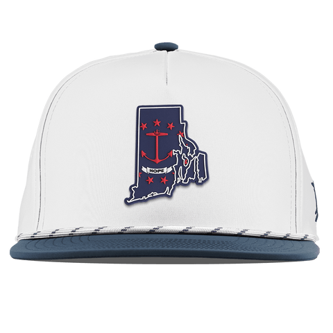 Rhode Island Patriot Series Flat 5 Panel Rope White/Orion