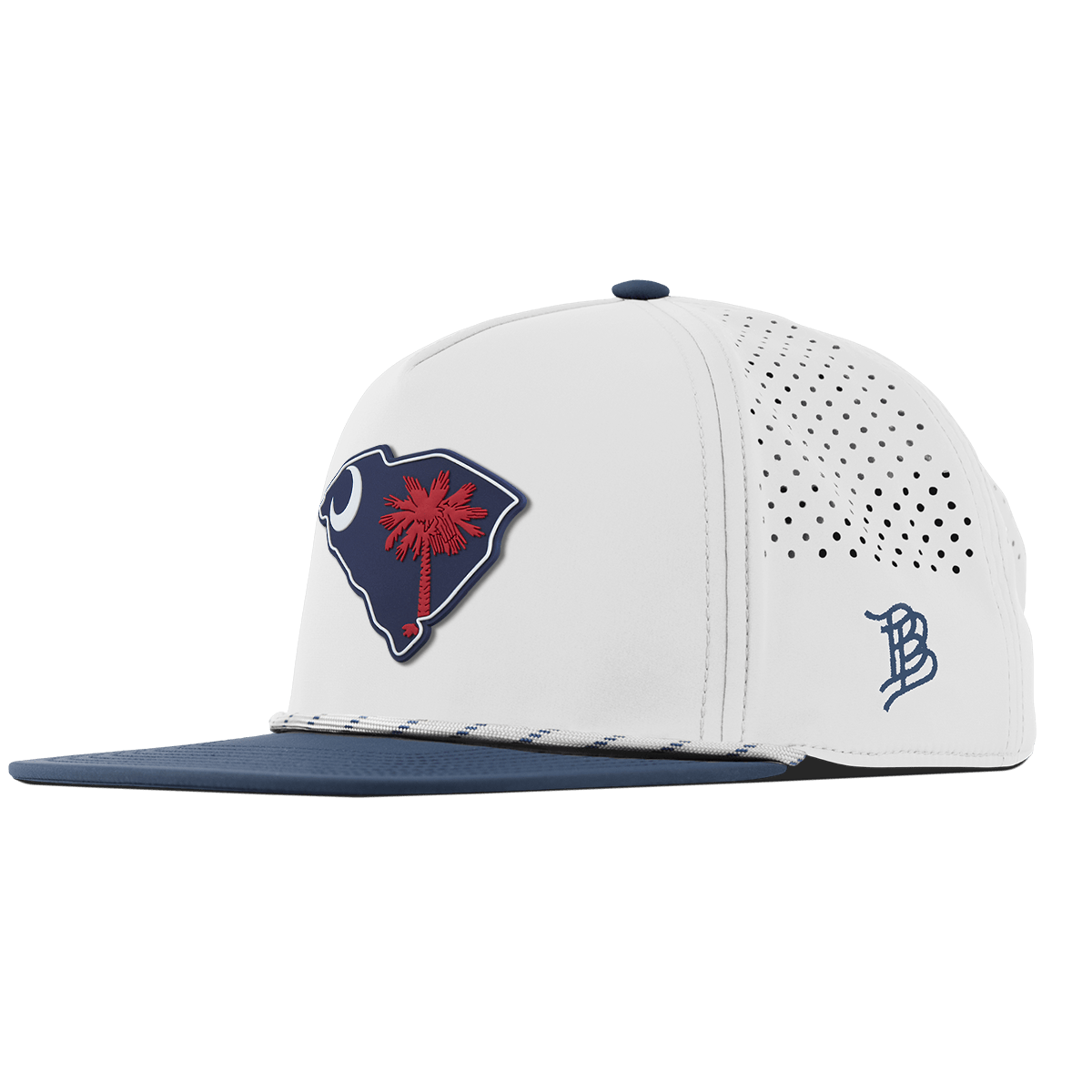 South Carolina Patriot Series Flat 5 Panel Rope White/Orion