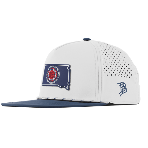 South Dakota Patriot Series Flat 5 Panel Rope White/Orion