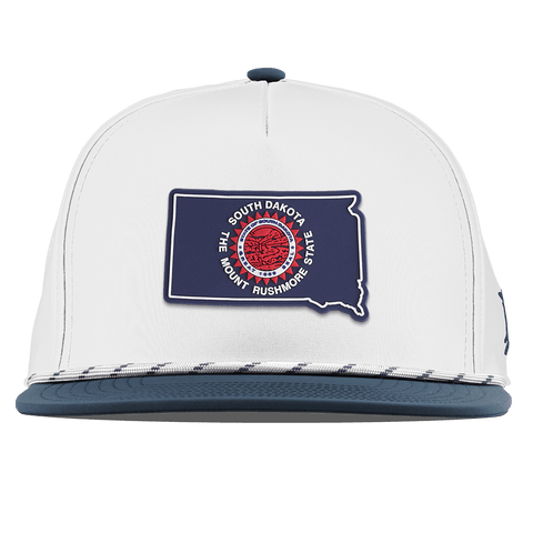 South Dakota Patriot Series Flat 5 Panel Rope White/Orion