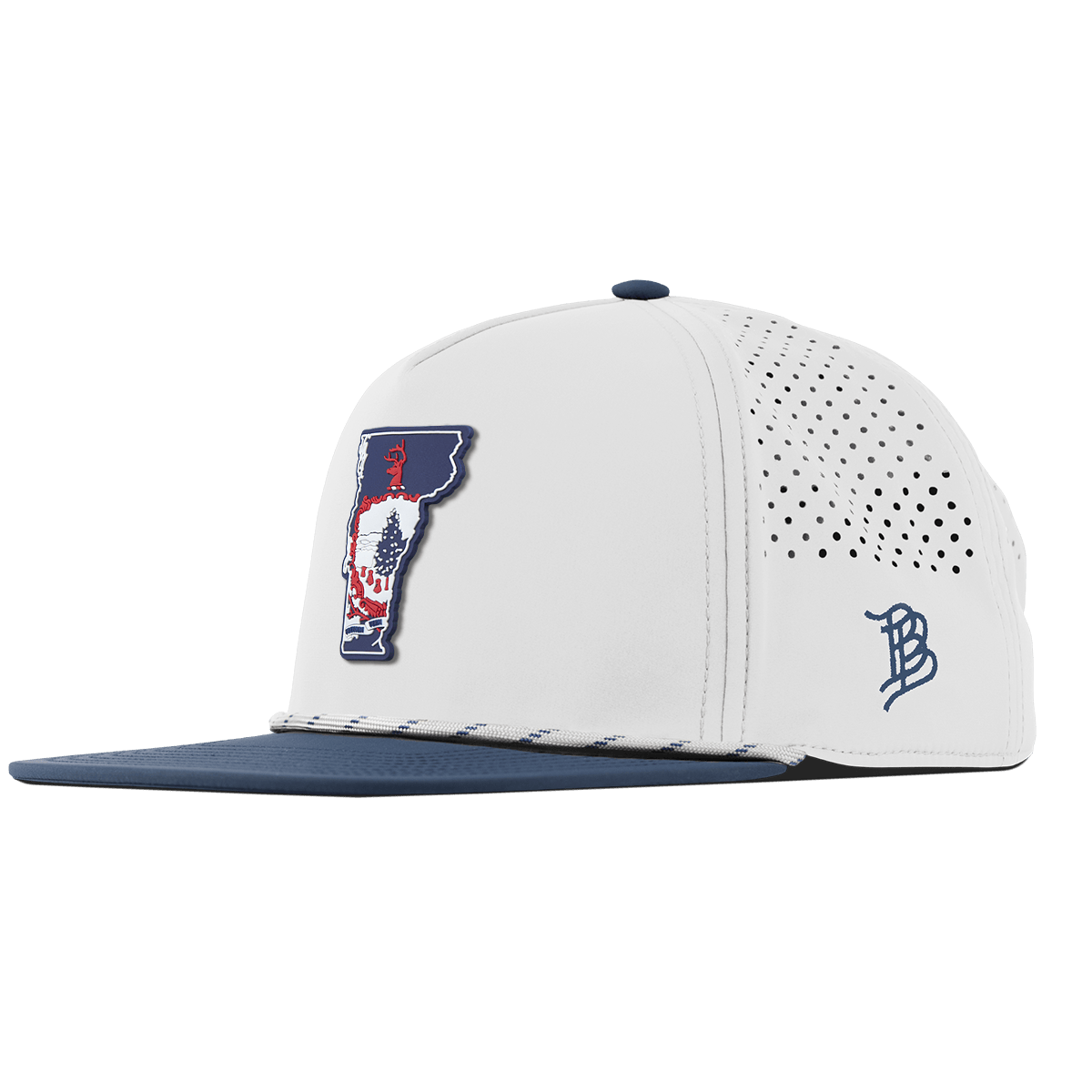 Vermont Patriot Series Flat 5 Panel Rope White/Orion