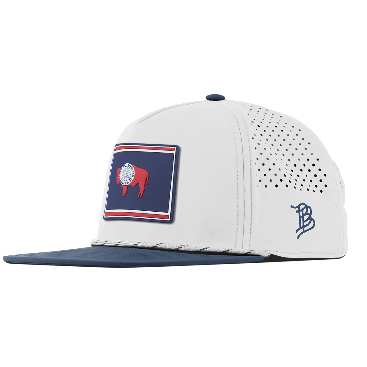 Wyoming Patriot Series Flat 5 Panel Rope White/Orion