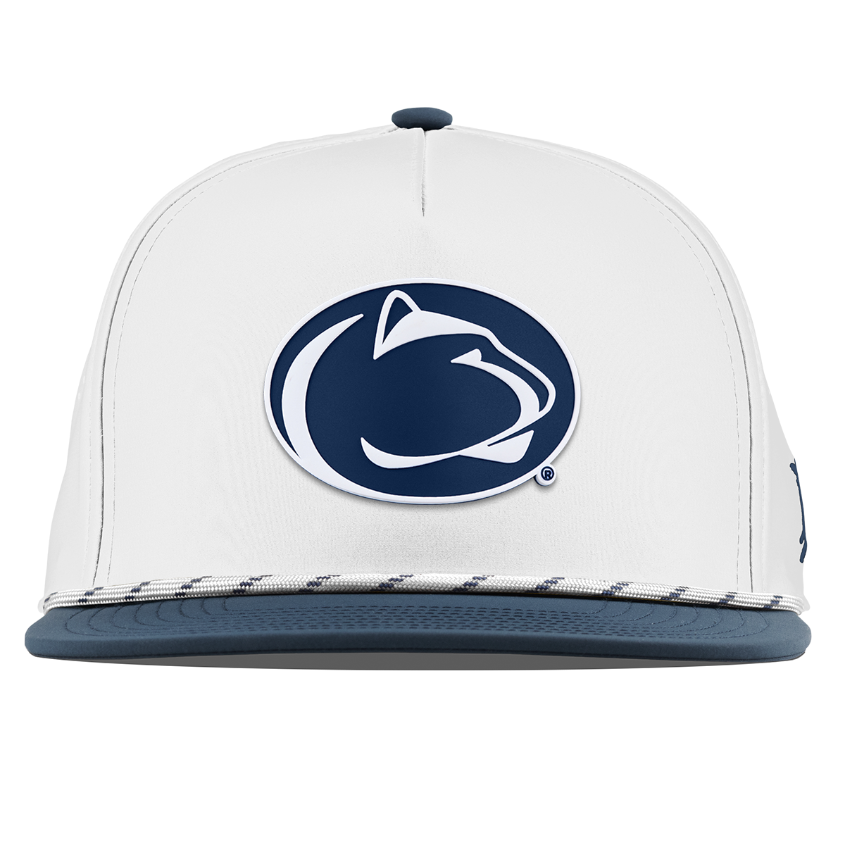 Pennsylvania State University "Penn State Team Logo" Flat 5 Panel Rope White/Orion