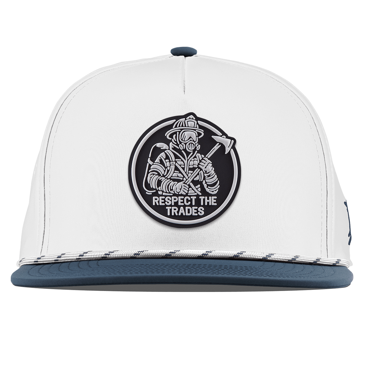 Respect The Trades Firefighter Flat 5 Panel Rope White/Orion