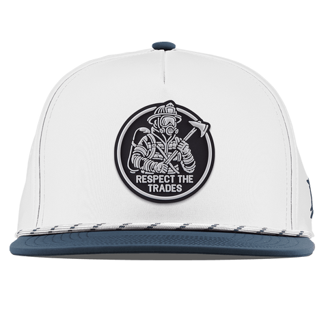 Respect The Trades Firefighter Flat 5 Panel Rope White/Orion