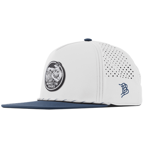 Respect The Trades Mechanic Flat 5 Panel Rope White/Orion