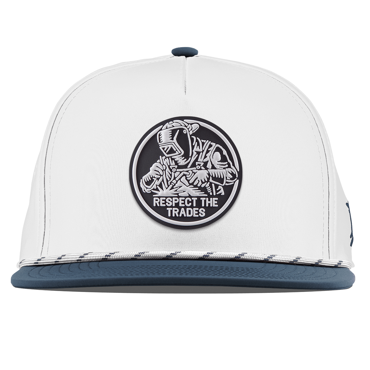 Respect The Trades Welder Flat 5 Panel Rope White/Orion