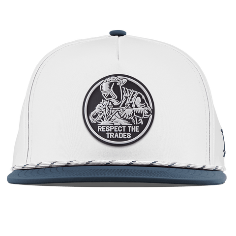 Respect The Trades Welder Flat 5 Panel Rope White/Orion