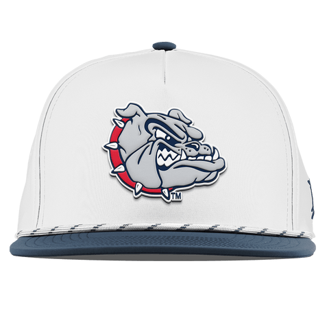 Gonzaga University "Spike The Bulldog" Flat 5 Panel Rope White/Orion