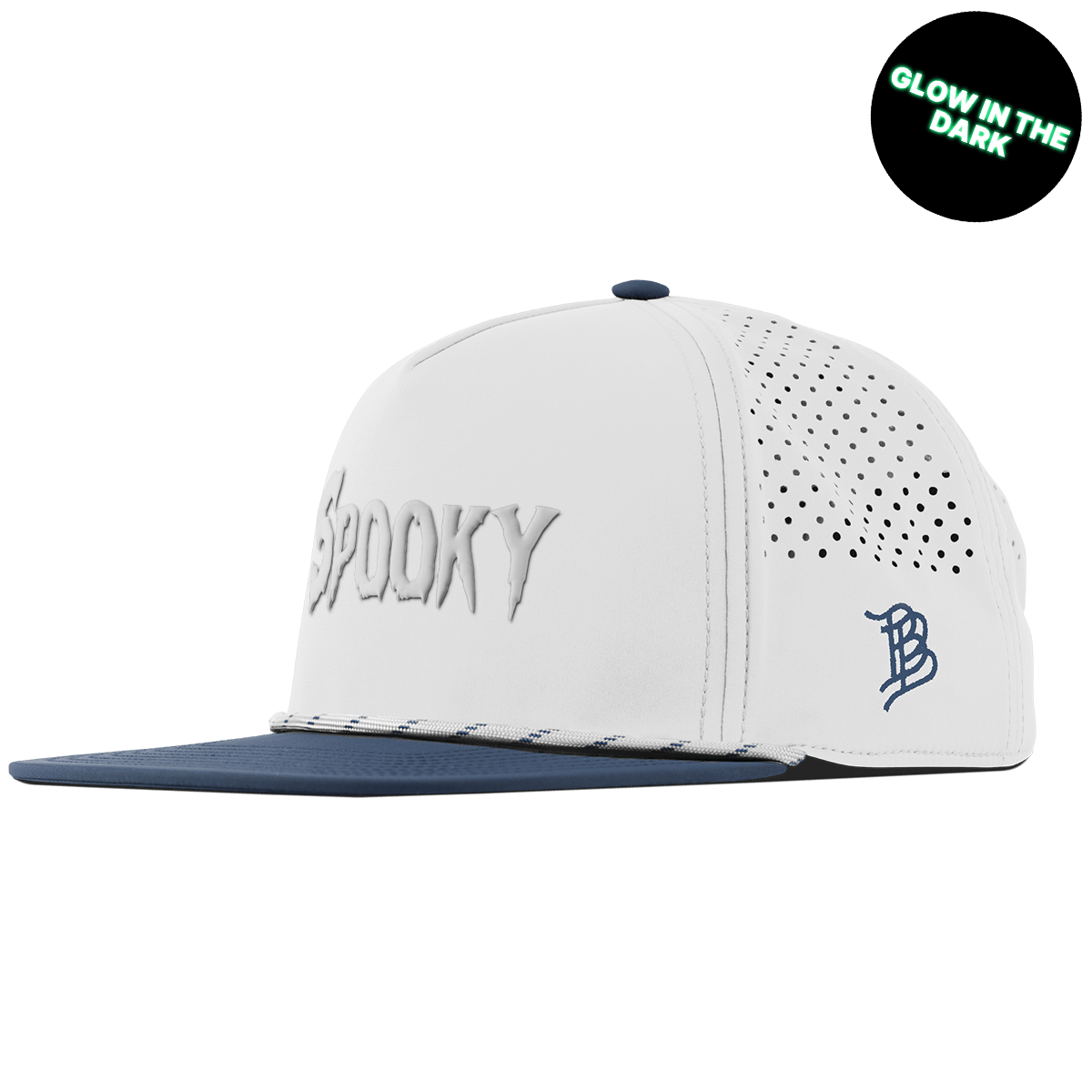 Spooky Glow Flat 5 Panel Rope White/Orion