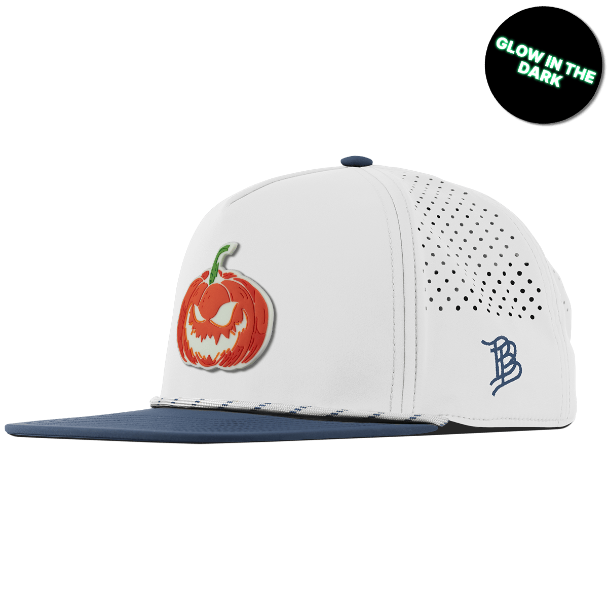 Jack-O-Lantern Glow Flat 5 Panel Rope White/Orion
