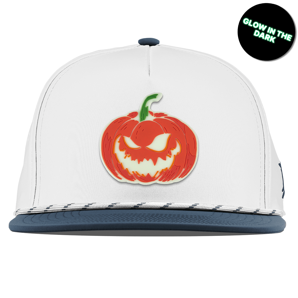 Jack-O-Lantern Glow Flat 5 Panel Rope White/Orion