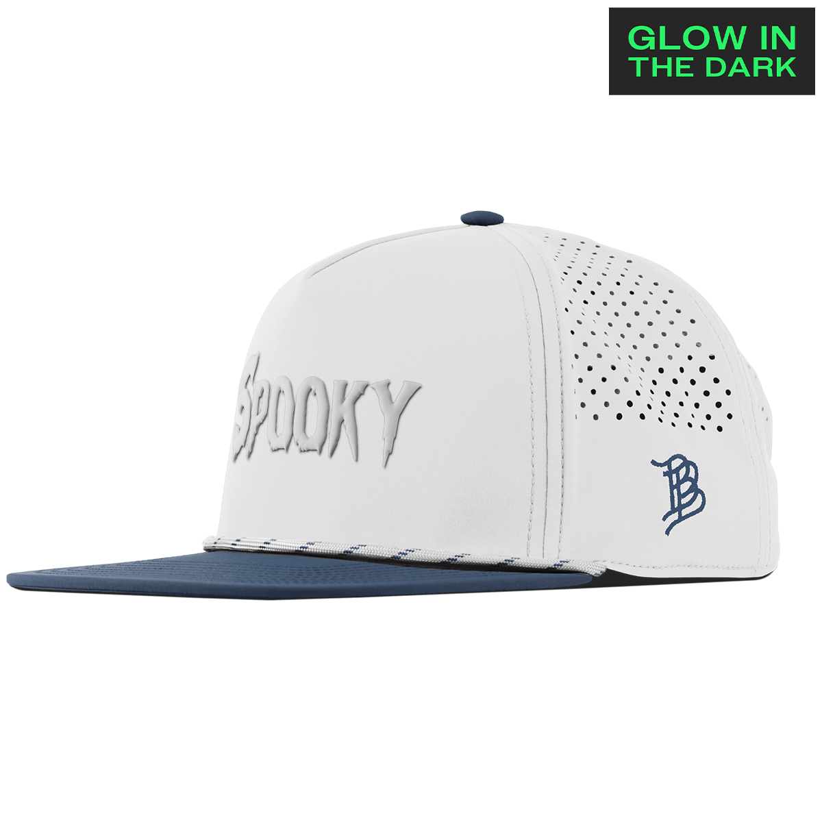 Spooky Glow Flat 5 Panel Rope White/Orion