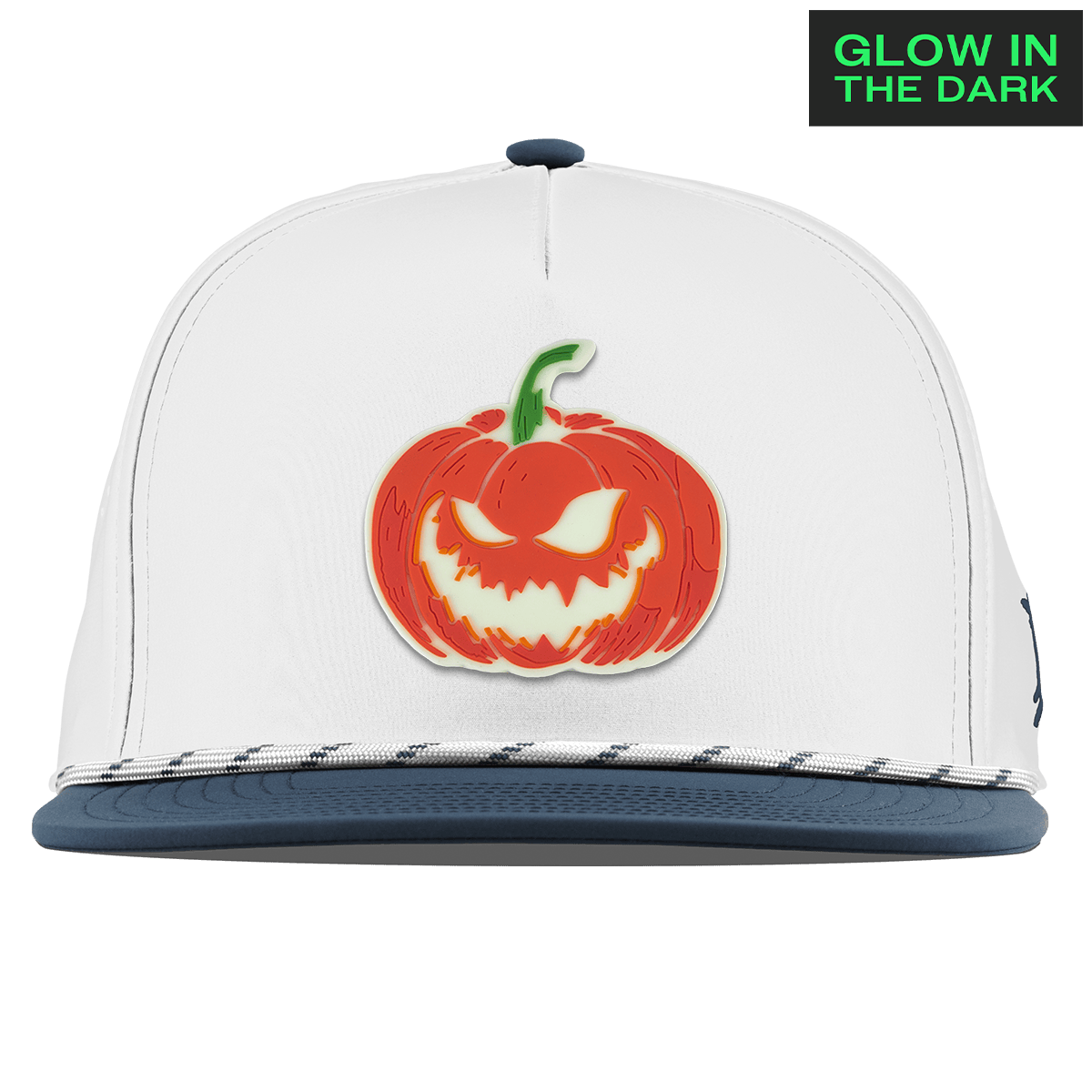 Jack-O-Lantern Glow Flat 5 Panel Rope White/Orion