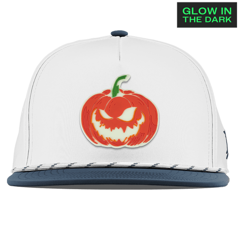 Jack-O-Lantern Glow Flat 5 Panel Rope White/Orion