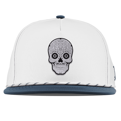 Sugar Skull PVC Flat 5 Panel Rope White/Orion