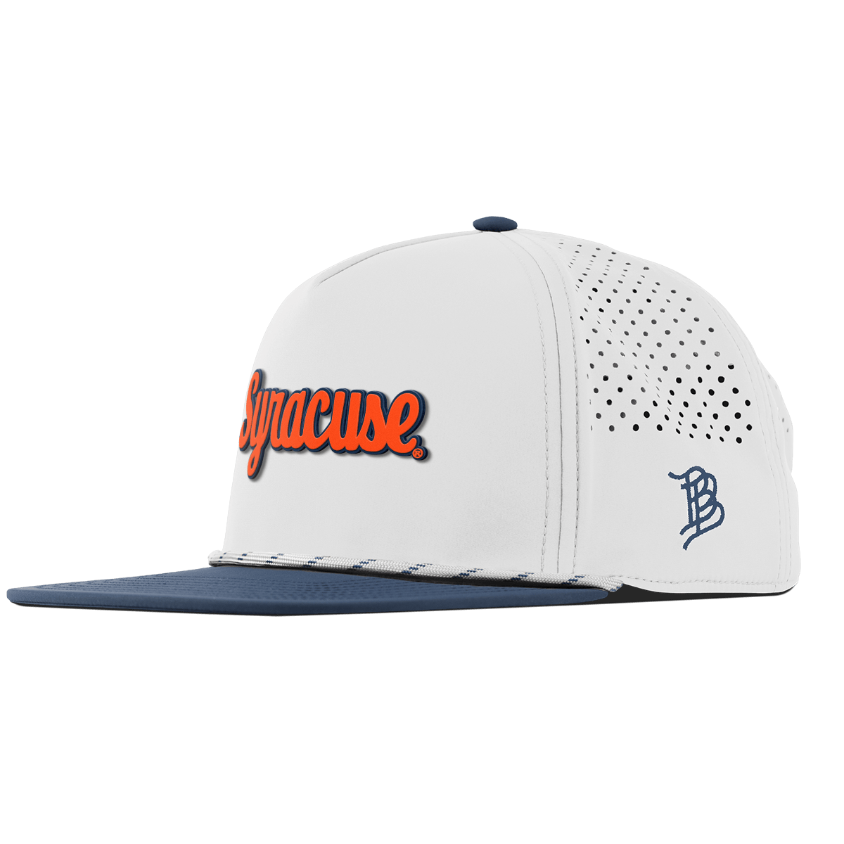 Syracuse University "Syracuse Throwback Script" Flat 5 Panel Rope White/Orion