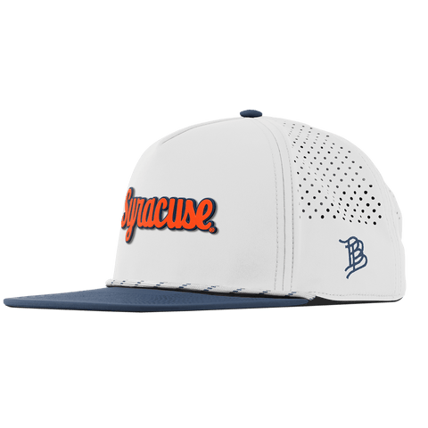 Syracuse University "Syracuse Throwback Script" Flat 5 Panel Rope White/Orion