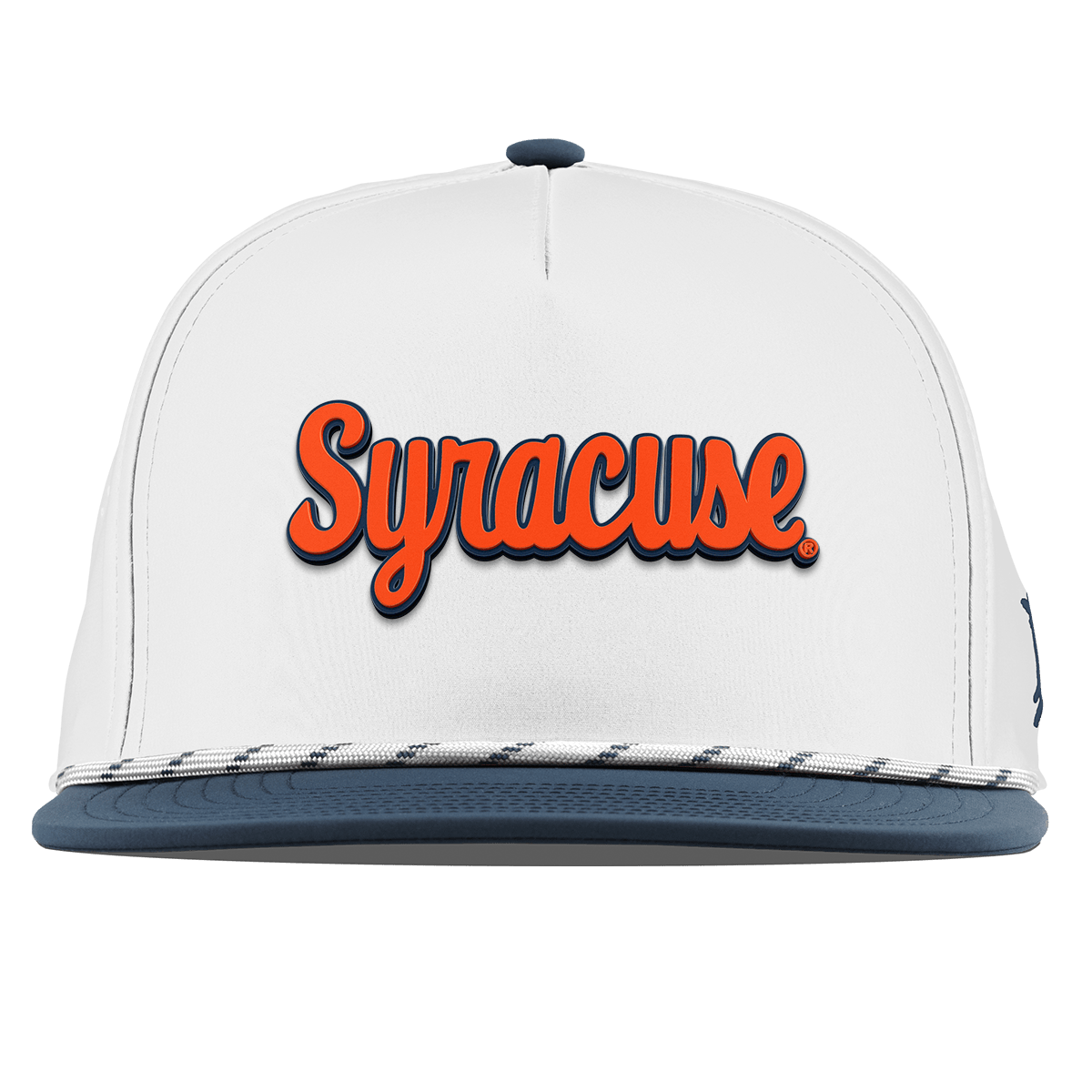 Syracuse University "Syracuse Throwback Script" Flat 5 Panel Rope White/Orion