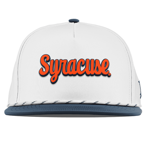 Syracuse University "Syracuse Throwback Script" Flat 5 Panel Rope White/Orion