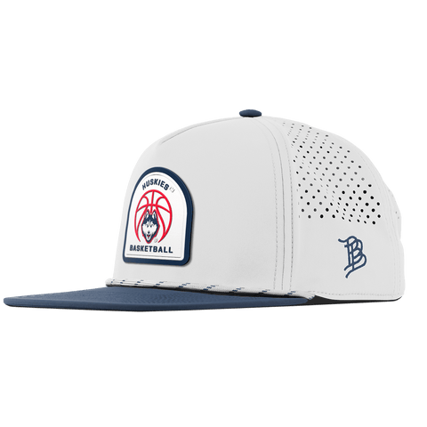 University of Connecticut "UConn Basketball" Flat 5 Panel Rope White/Orion