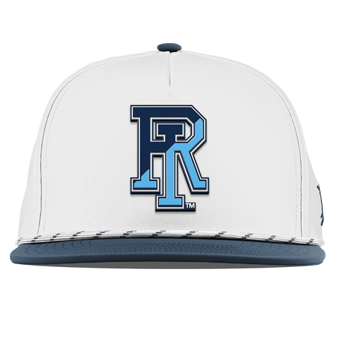 University of Rhode Island "URI Team Logo" Flat 5 Panel Rope White/Orion
