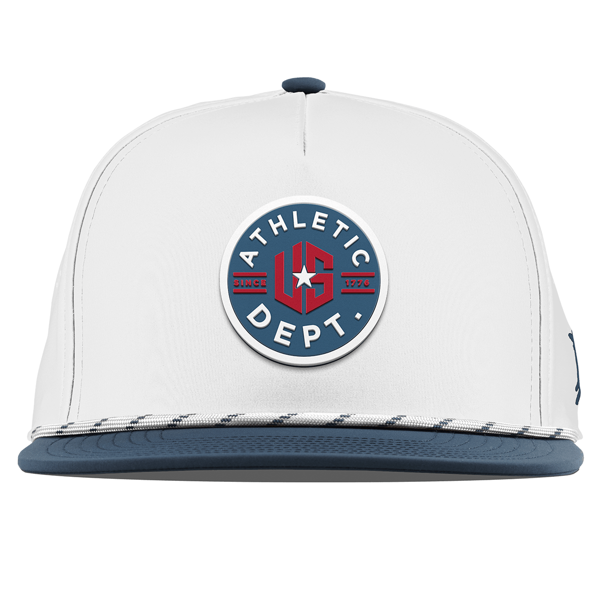 US Athletic Flat 5 Panel Rope White/Orion