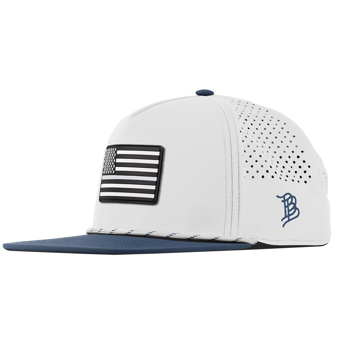 Vintage Old Glory Flat 5 Panel Rope White/Orion