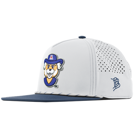 University of Arizona "Wilbur The Wildcat" Flat 5 Panel Rope White/Orion