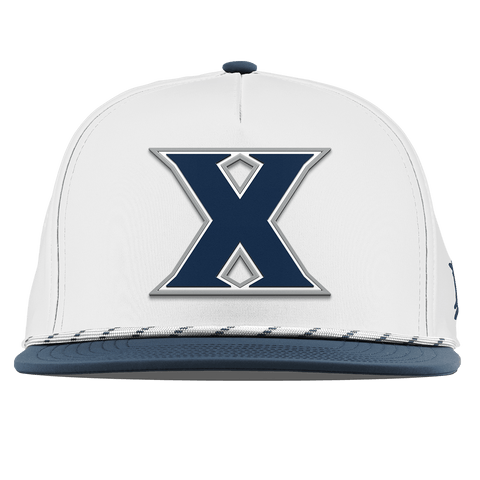 Xavier University "Xavier Block" Flat 5 Panel Rope White/Orion